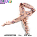 DIGITAL PRINTING FASHION SATIN SCARF